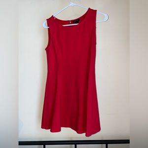 Red Forever 21 dress with black back zipper - Super Cute - Medium